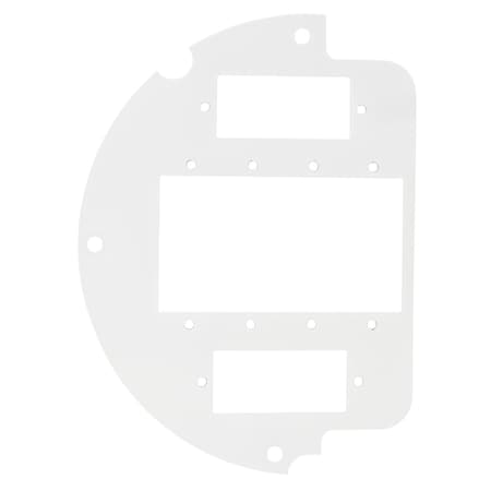 Hubbell Wiring Device-Kellems Recessed 6" Series, Sub Plate, 60% Left Side, (2) Extron AAP Openings, (4) Extron MAAP Opening S1R6SPT